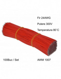 Cablu 15cm Roșu 24AWG
