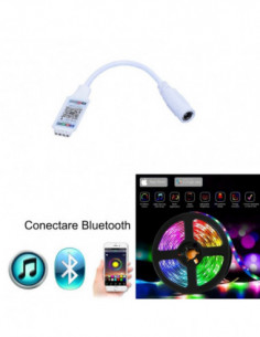 Mini Controler RGB LED cu Bluetooth QR