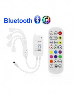 Controler RGB 4-1 cu Bluetooth si Telecomanda