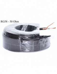 Cablu Coaxial Cupru RG58-50 Ohm/100ml