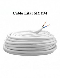 Cablu Electric Litat MYYM Alb 2x1
