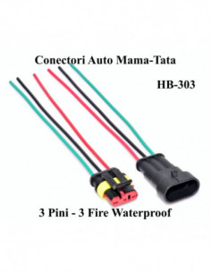 Conectori Auto 3 Fire Waterproof