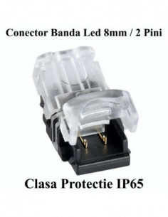 Conector Banda Led 8mm 2 Pini - 2 Fire