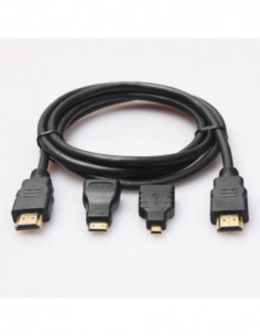 Set Cablu HDMI + Mini +Micro /1
