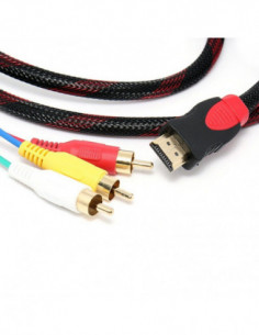 Cablu HDMI-3 RCA Audio AV/1