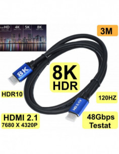 Cablu HDMI 8K HDTV 2.1V / 3M