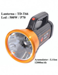 Lanterna Laser Led 500W + 12 Led T4