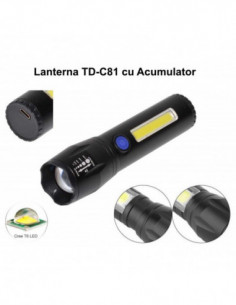Lanterna TD-C81-3W cu Acumulator