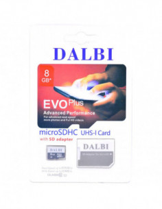 Memorie Card Micro SDHC + SD 8GB (Class 10) UHS-I
