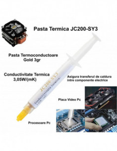 Pasta Termoconductoare JC200-SY3 / Gold 3gr
