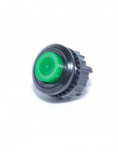 Push Buton Mini Verde fara Retinere 16x20mm