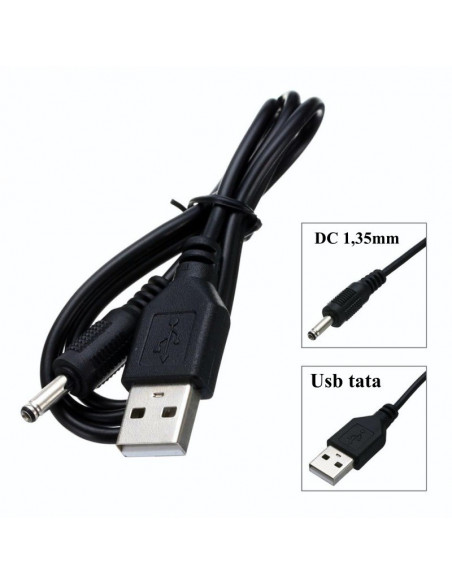 Cablu Alimentare USB Tata la DC Tata 1
