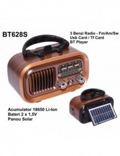 Radio Retro Solar/Wireless RX-BT628S