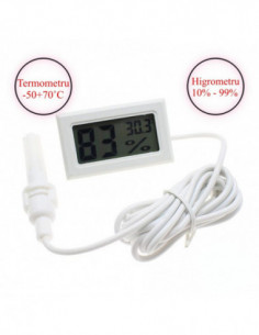 Termometru Digital cu Umiditate -50˚C +70˚C
