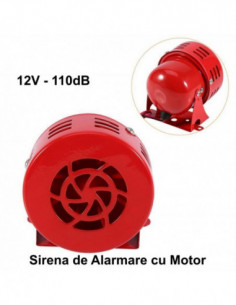 Sonerie Alarma cu Motor 12V / MS-190