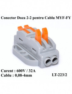 Conector Doza 2-2 pentru Cablu