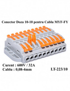 Conector Doza 10-10 pentru Cablu