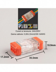 Conector Rapid LT-33 de Imbinare Cablu 250V-4KV