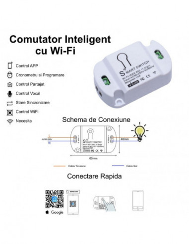 Tuya Smart WiFi Intrerupator/10A